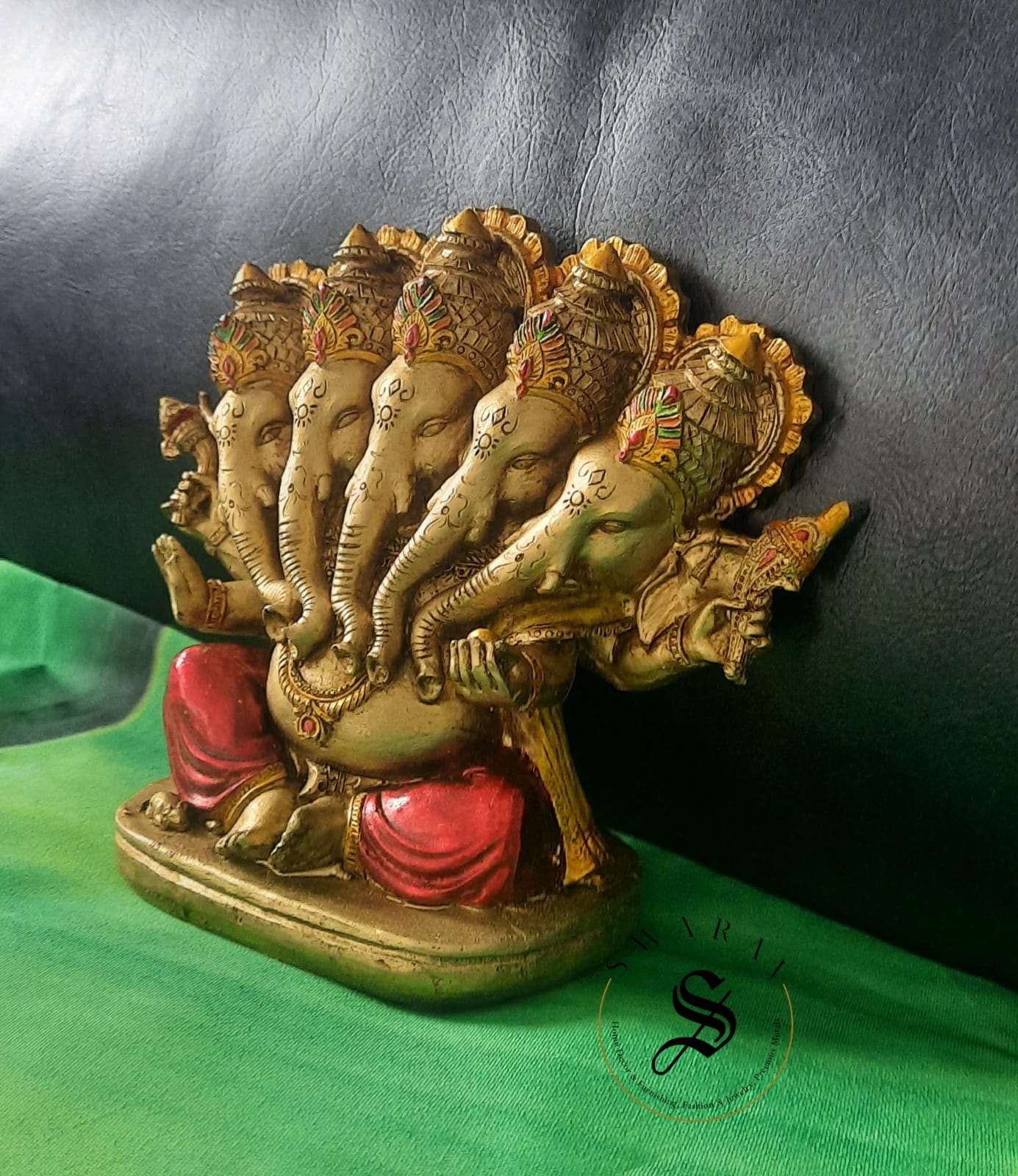 Resin Panchamukhi Ganesha