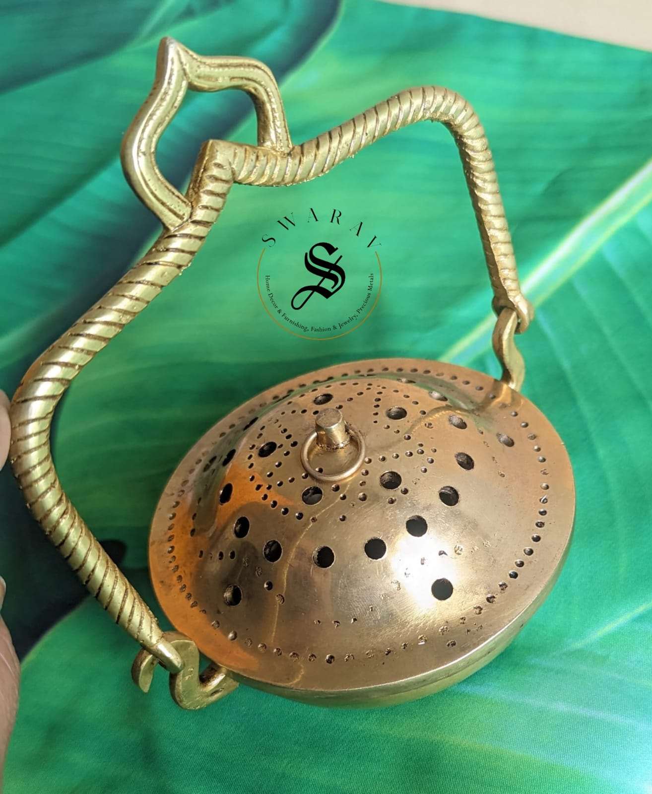 Brass Inscense Holder/ diffuser or Dhoop Daan.