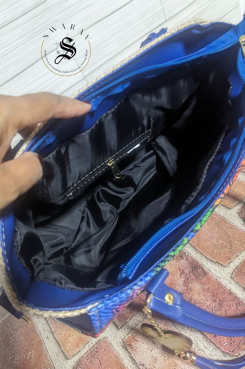 FREE SHIPPING 🚚 Women's Fancy Jute Tote - 15 by 11 inch