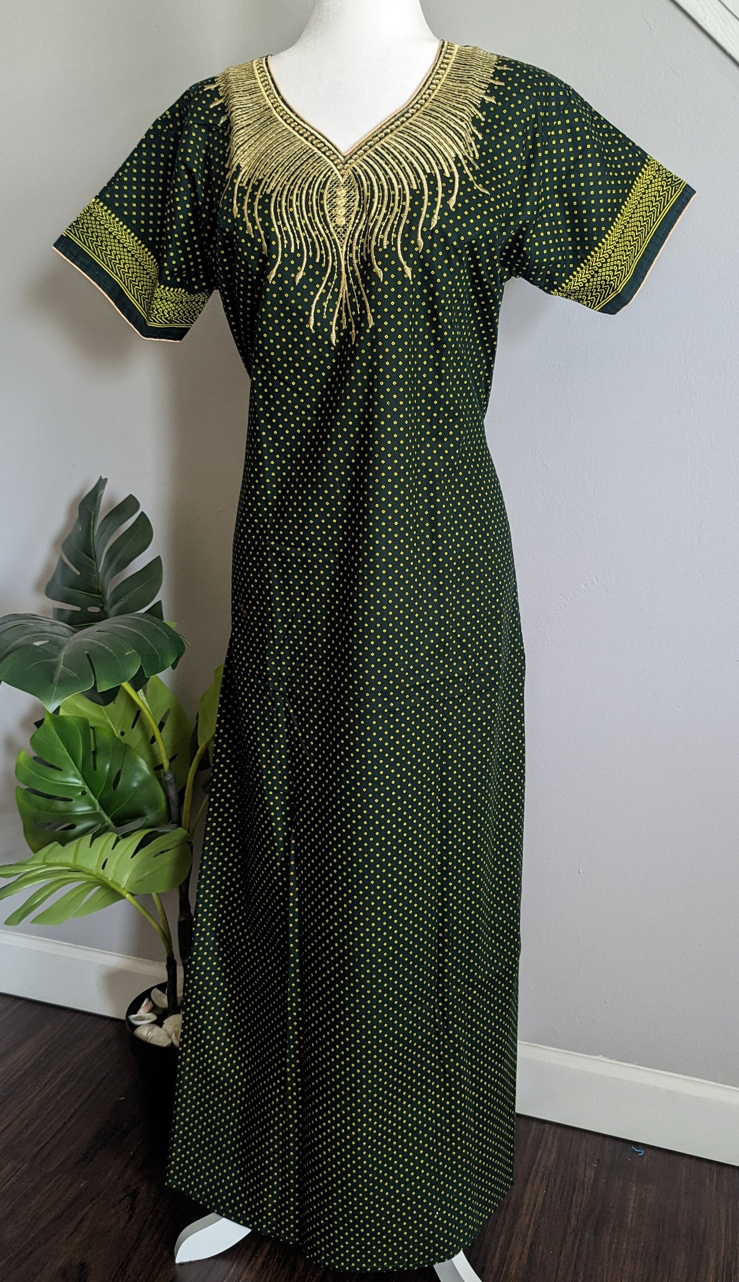 Pure Cotton Women's Nighty / long gown/ Indian nighty. Size - L