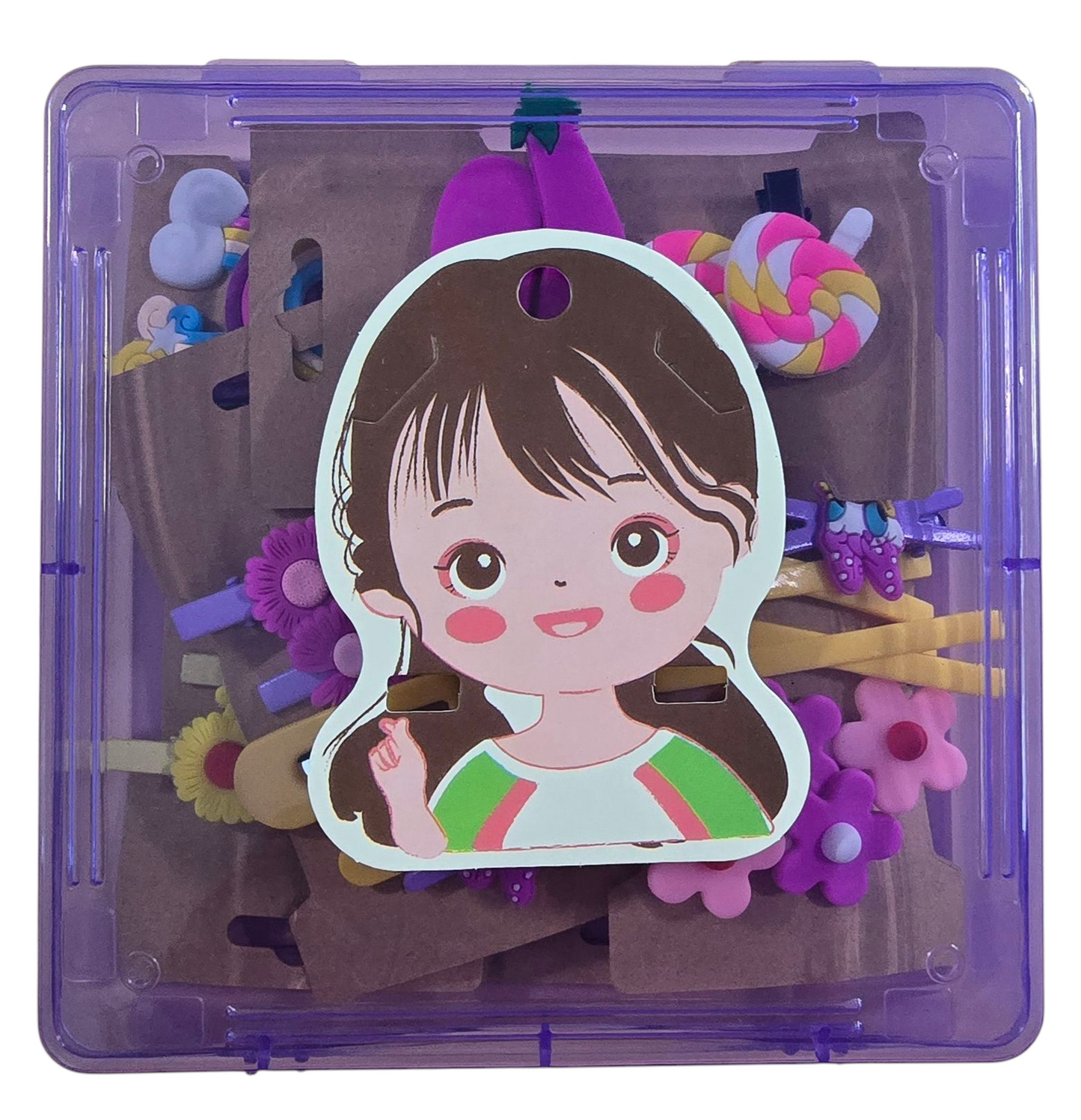 13 pair ( 26 piece) Baby girl hairpins. Comes in ready to gift/ preserve, box packing.