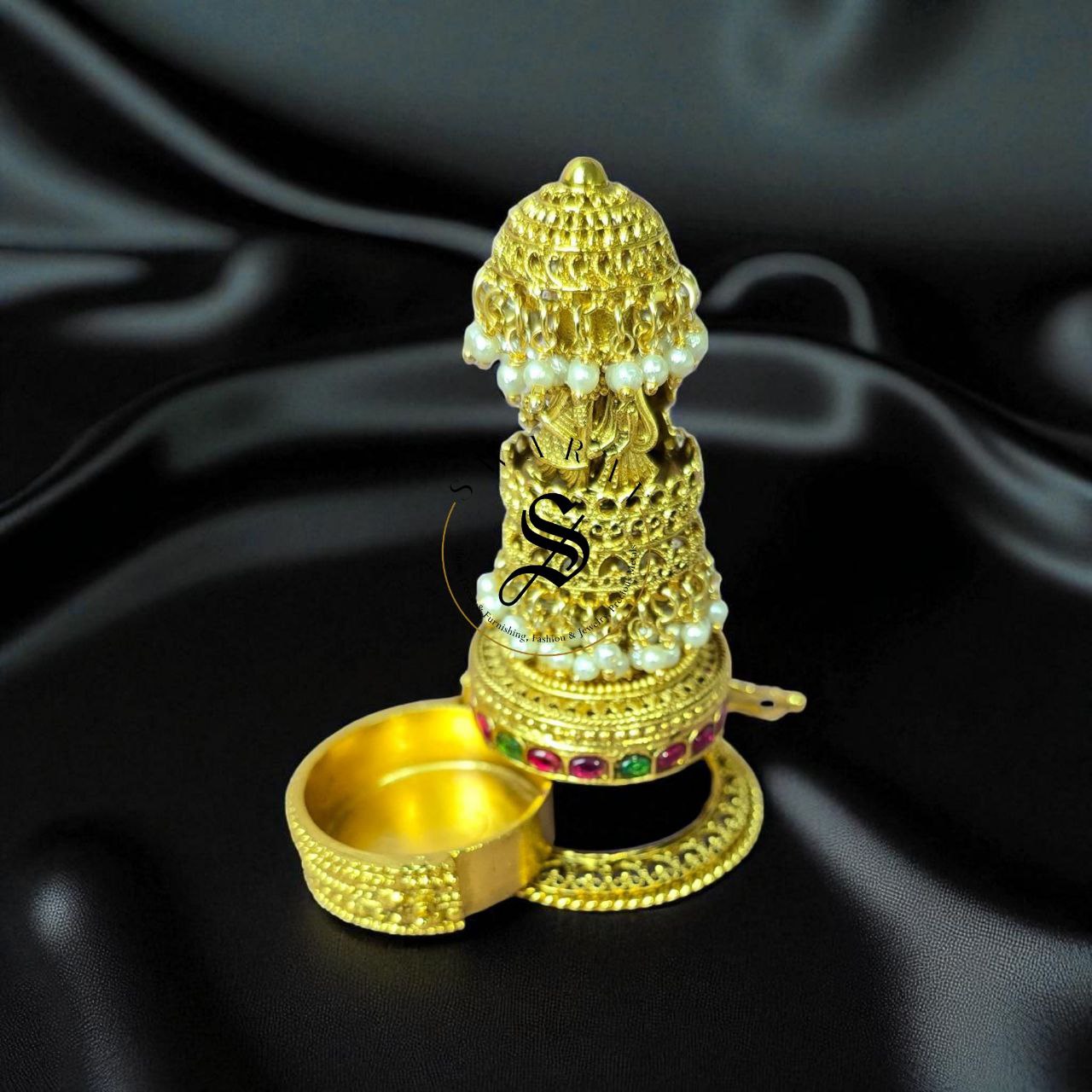 Royal umbrella kumkum/sindoor box