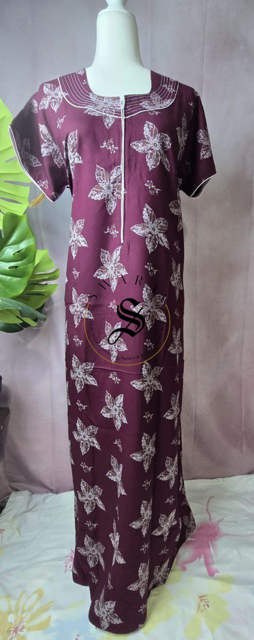 Pack of 2 premium Alpine fabric nighties. Size - Best fit up to XL.