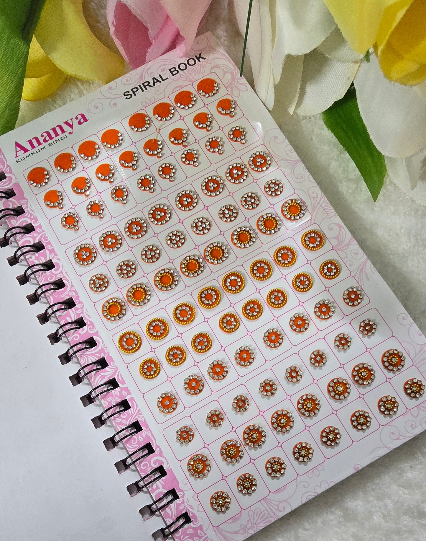 Ananya 960 count Stone Bindi Spiral book.