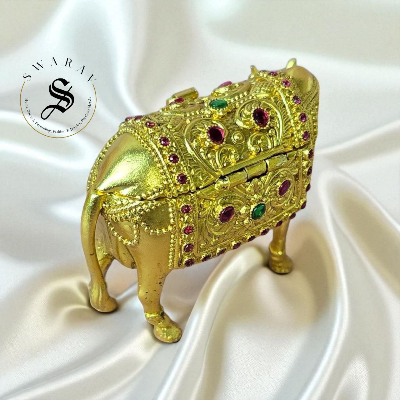 Kamadhenu cow kumkum/ Sindoor Box.