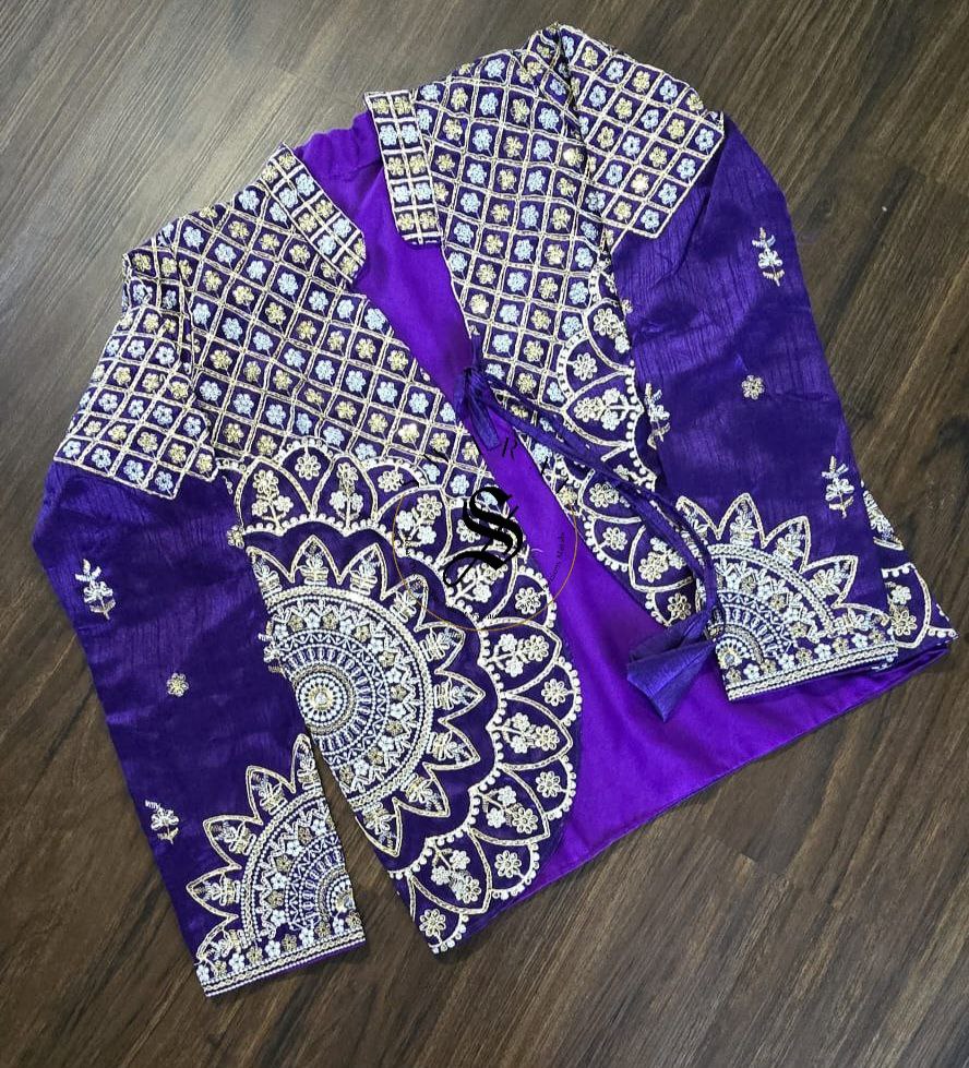 3pc palazzo koti set. Color - Purple. Size - M. Fits upto XL with margin inside.