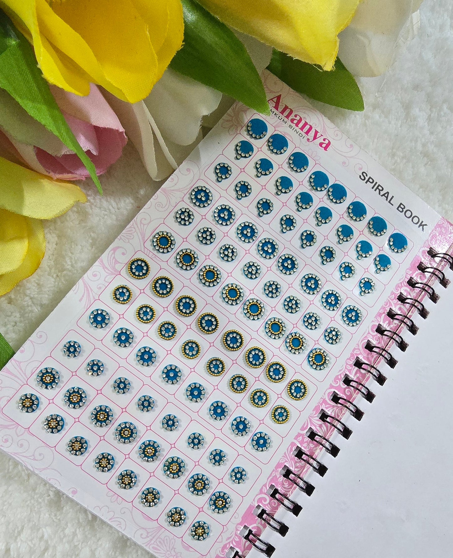 Ananya 960 count Stone Bindi Spiral book.