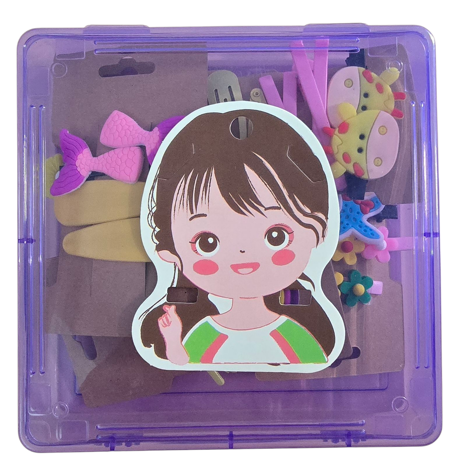 13 pair ( 26 piece) Baby girl hairpins. Comes in ready to gift/ preserve, box packing.