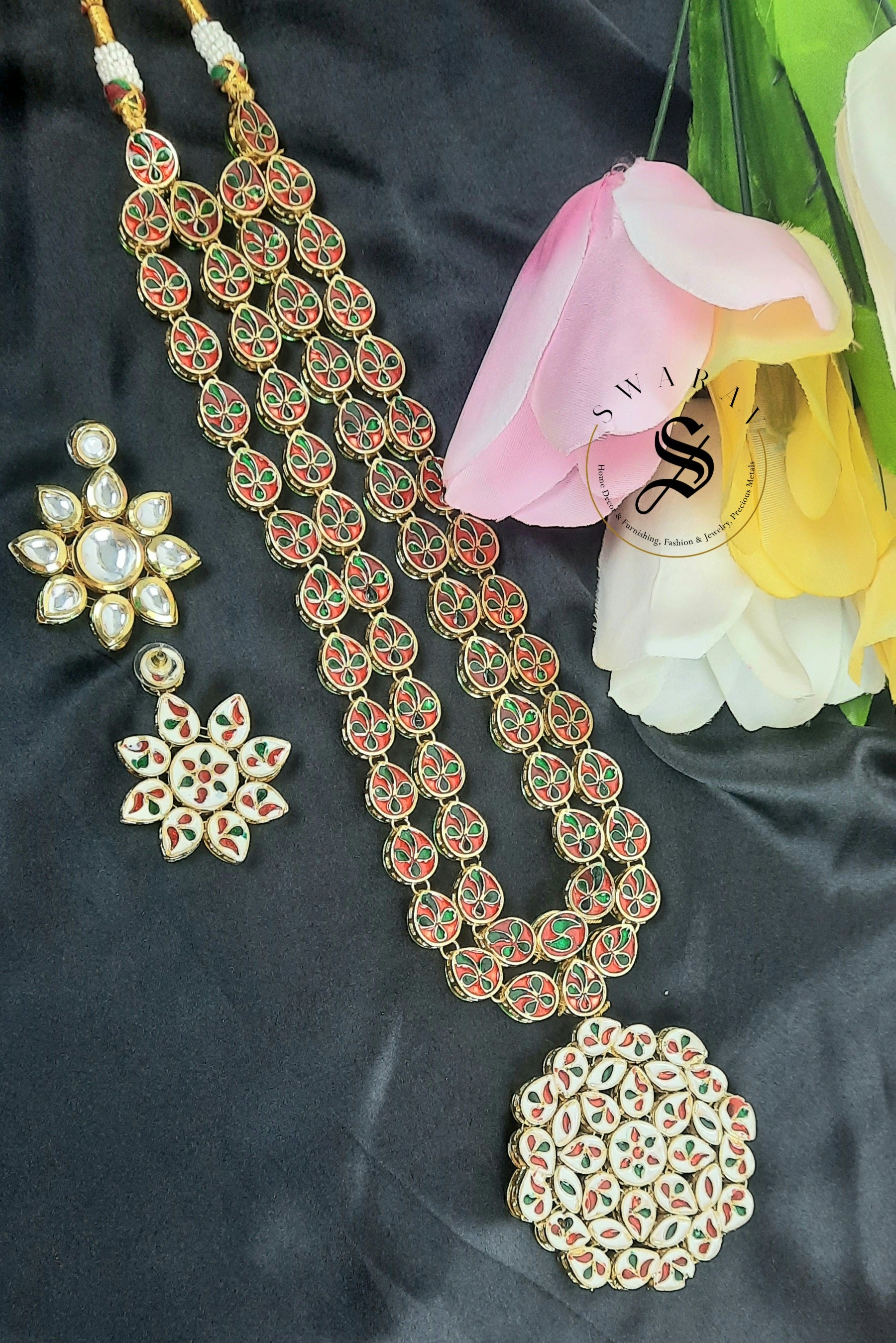 Kundan hot sale long haar