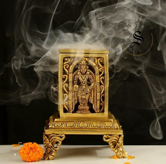 Pure Brass Multipurpose Balaji Dhoop/Diya Stand.