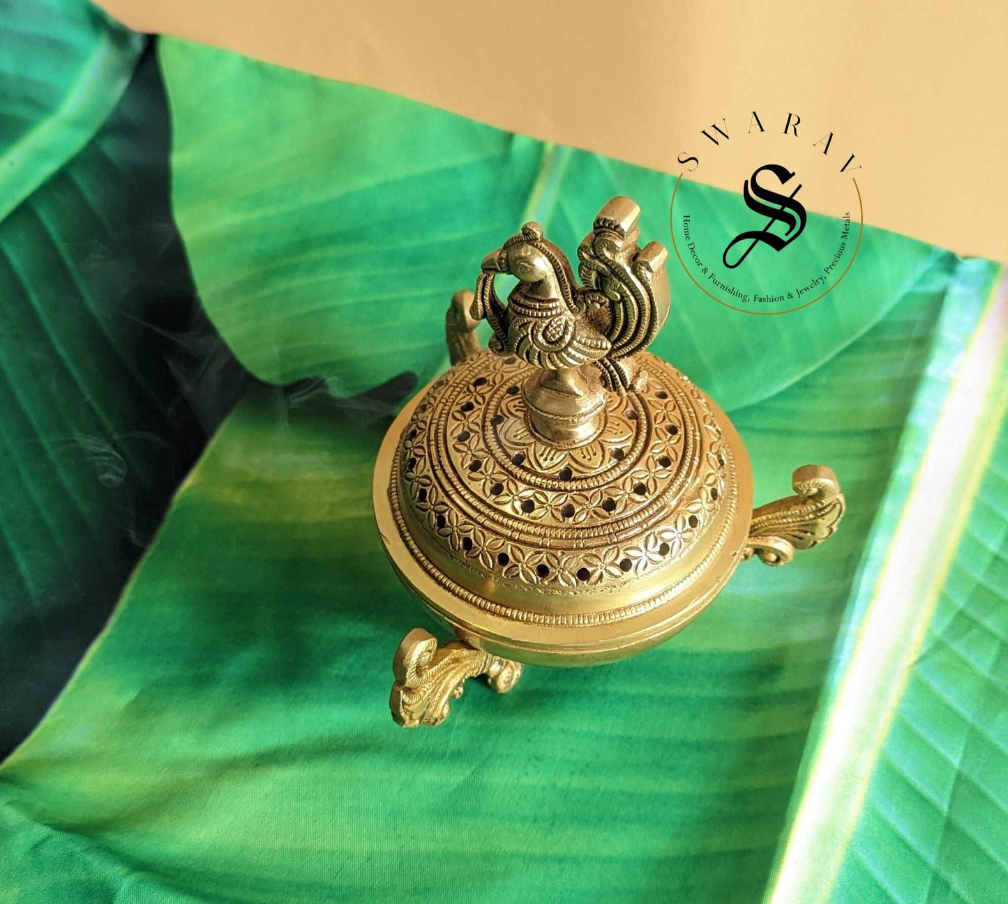 Inscense Holder/ diffuser or Dhoop Daan in Brass.