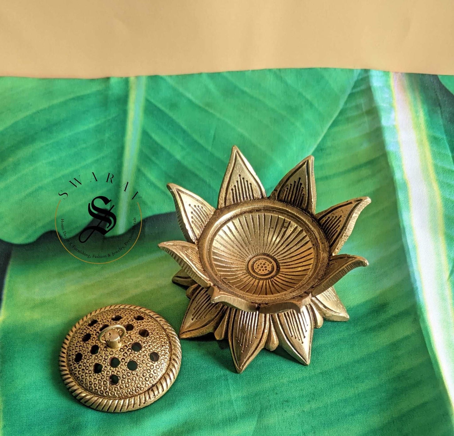 Inscense Holder/ diffuser or Dhoop Daan in Brass