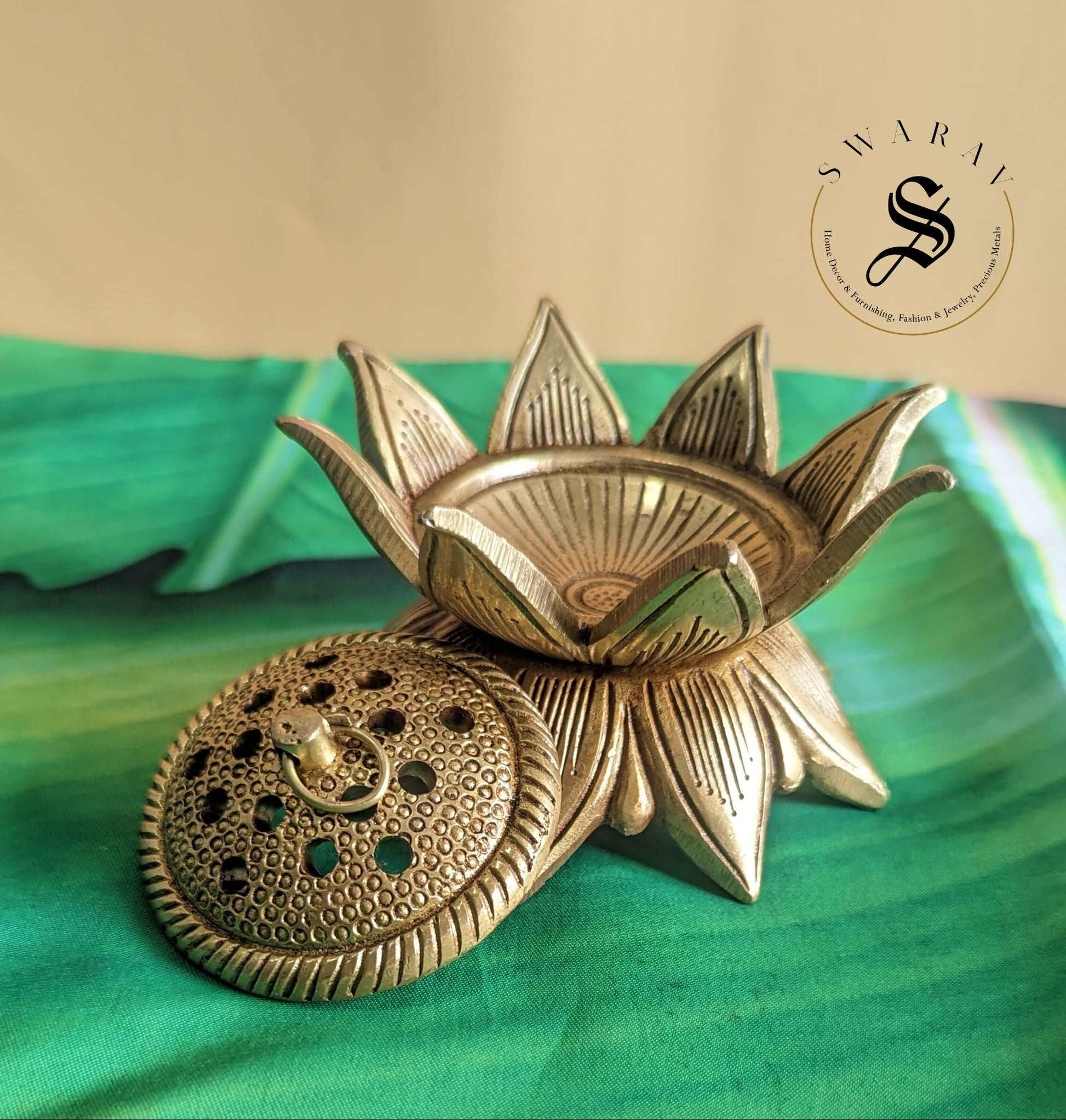 Inscense Holder/ diffuser or Dhoop Daan in Brass