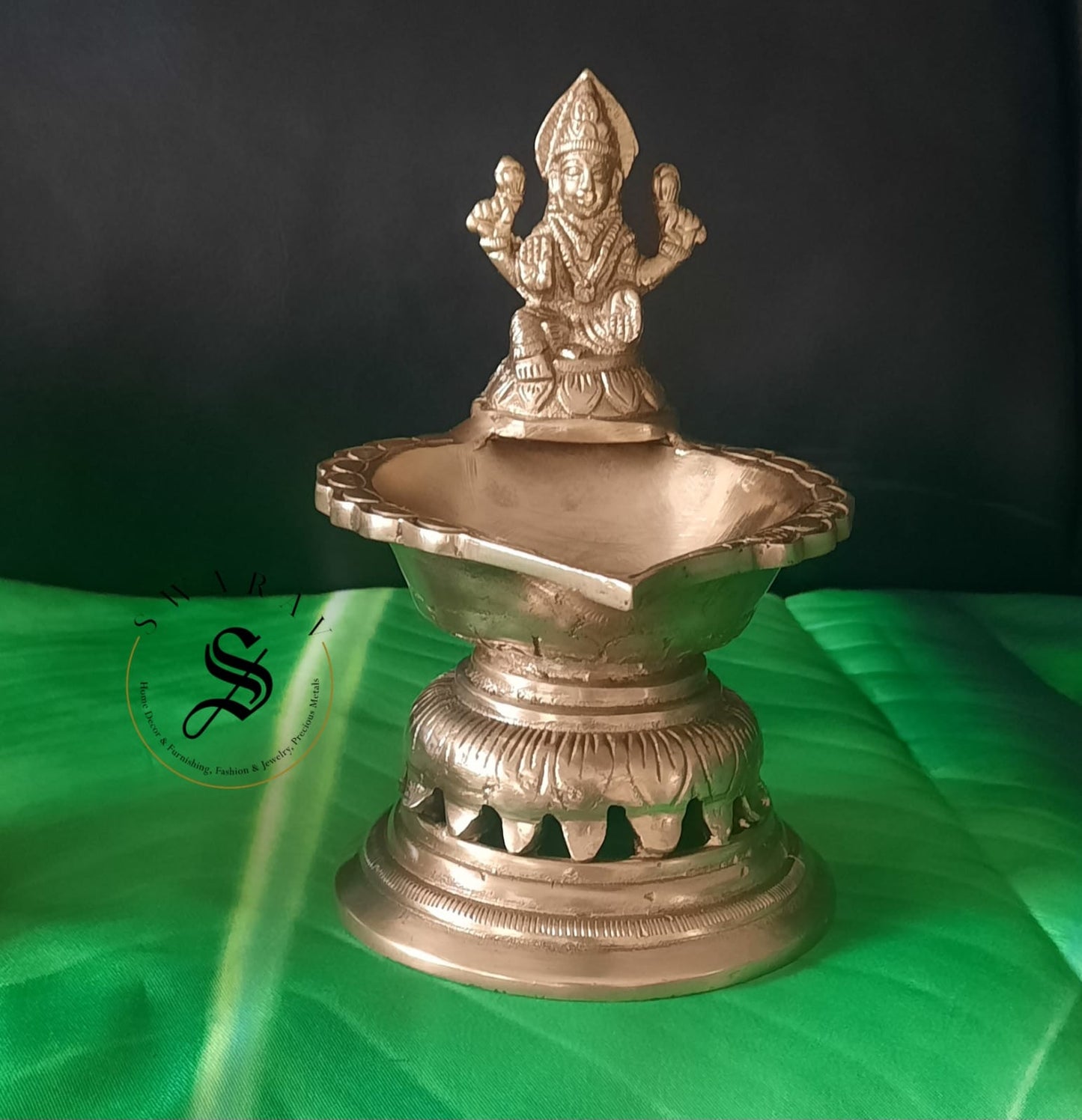 Pure Brass Lakshmi Diya