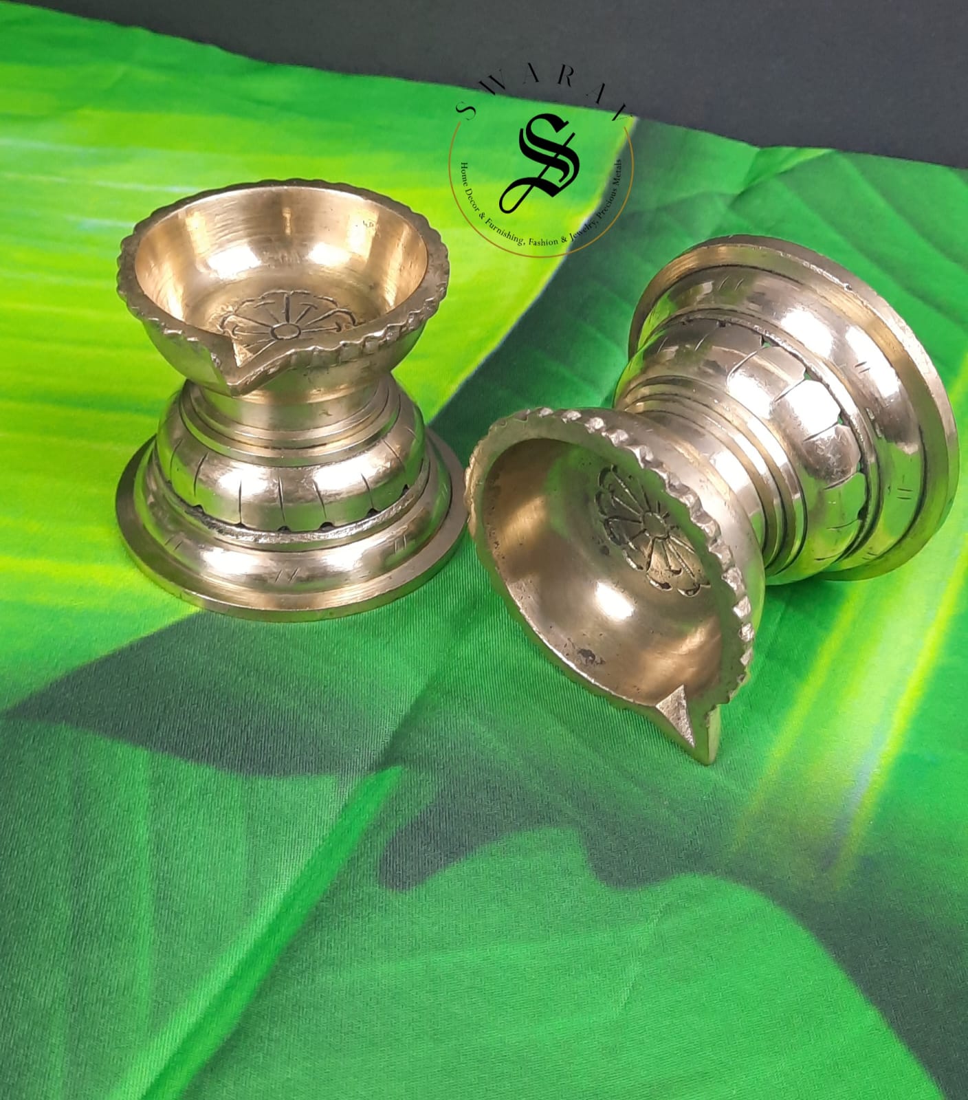 Brass Diya - Set of 2