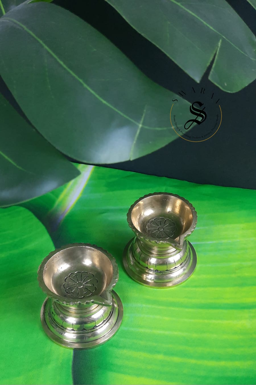 Brass Diya - Set of 2