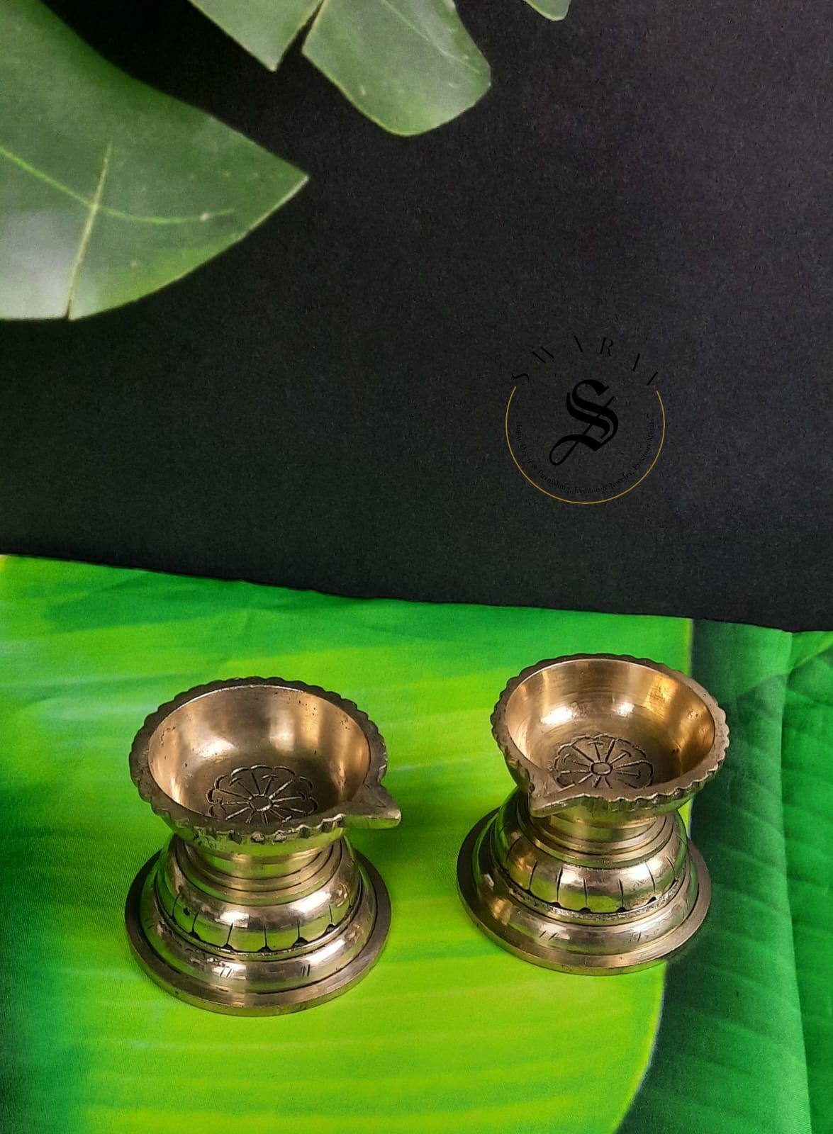 Brass Diya - Set of 2