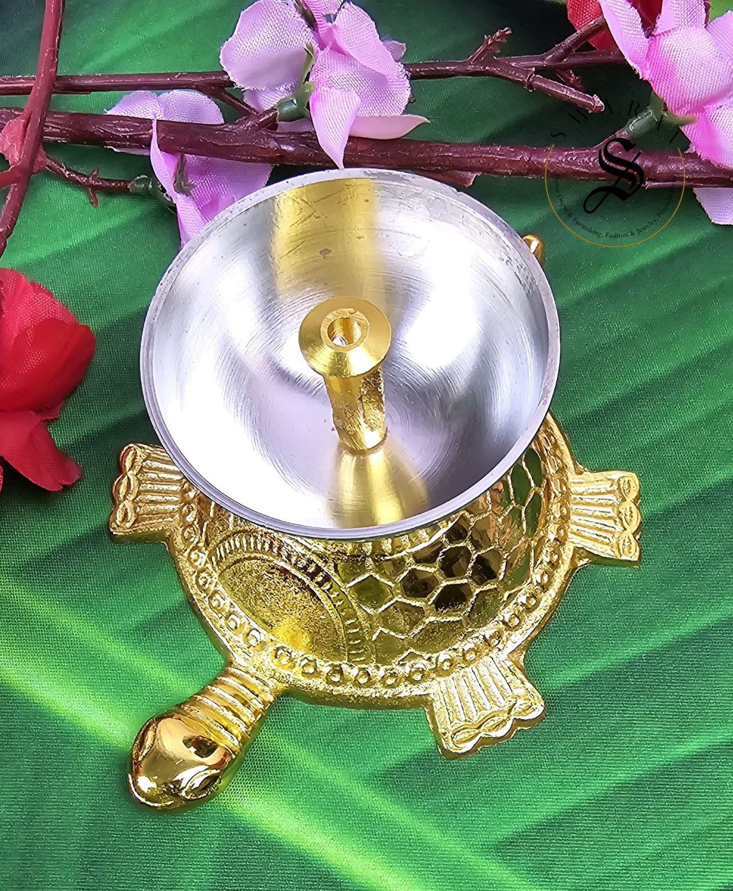 Pure Brass Tortoise Diya