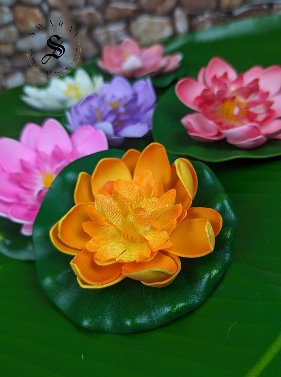 Floating Foam Lotus - ( Pack of 6)