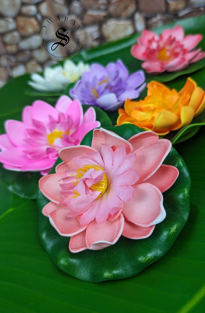 Floating Foam Lotus - ( Pack of 6)