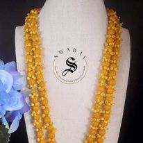 Pumpkin beads Long Haar- Color option available.