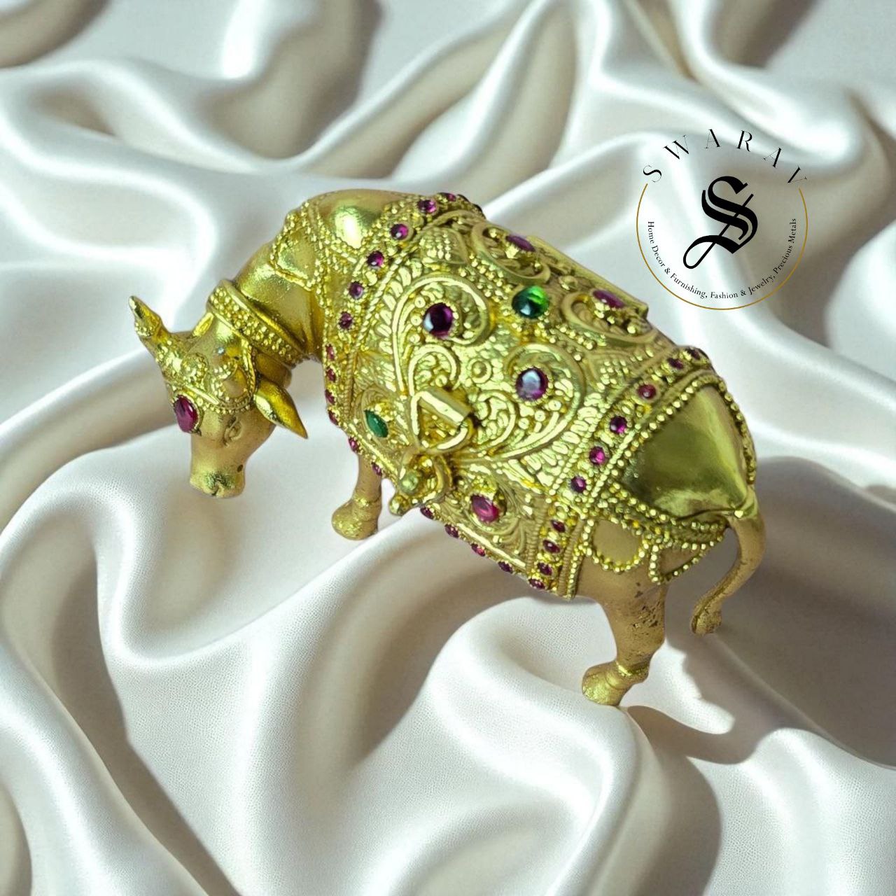 Kamadhenu cow kumkum/ Sindoor Box.