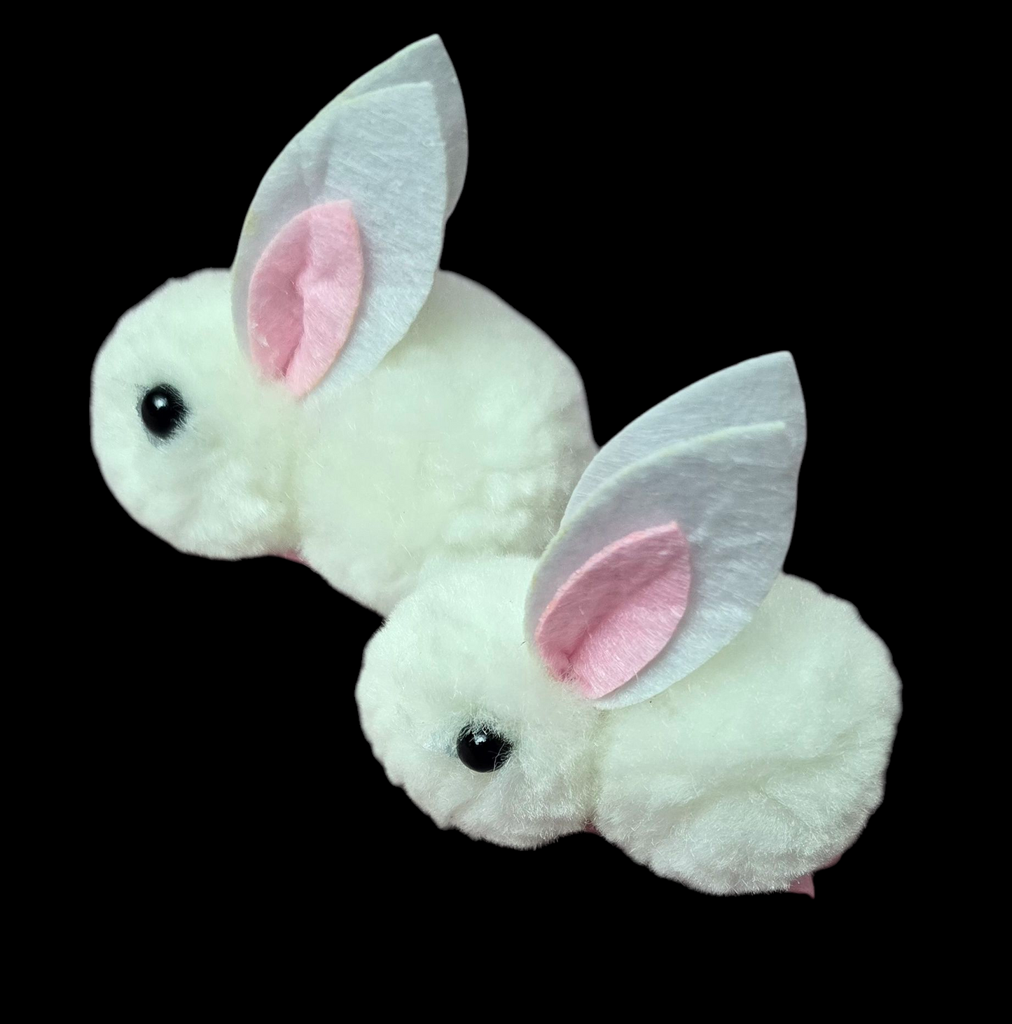 Pack of 3 pairs of cute bunny rabbit hair pin for baby girl.