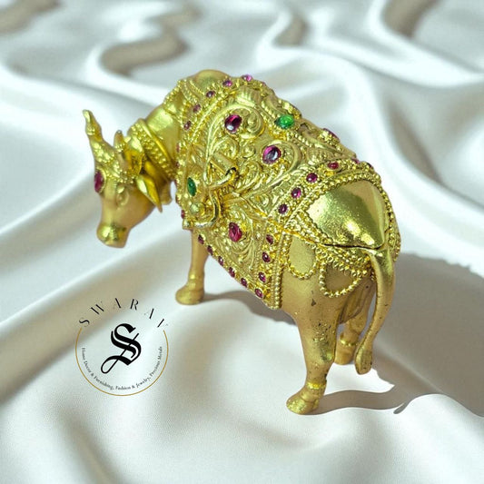 Kamadhenu cow kumkum/ Sindoor Box.