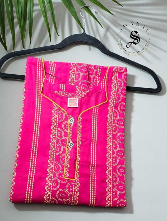 Pure Cotton Women's Nighty / long gown/ Indian nighty. Size - L