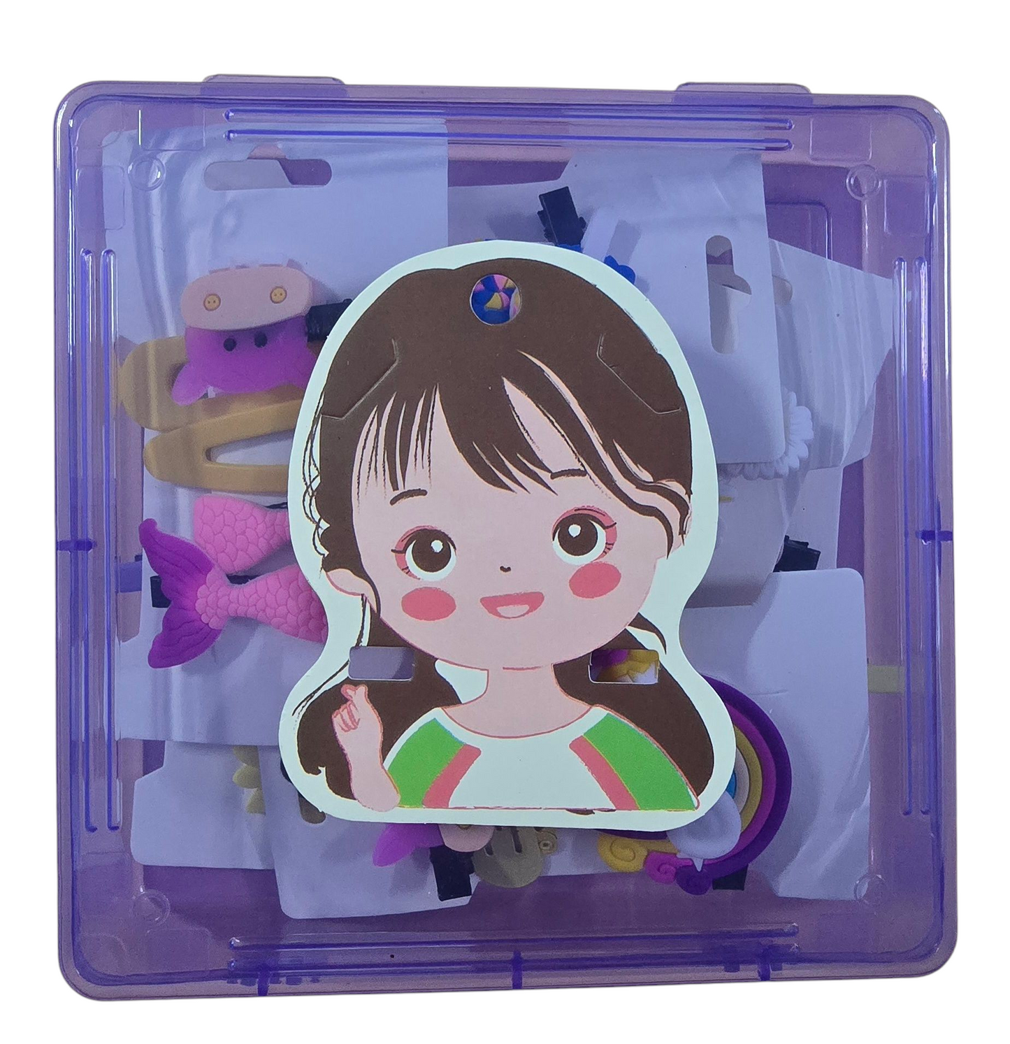 13 pair ( 26 piece) Baby girl hairpins. Comes in ready to gift/ preserve, box packing.