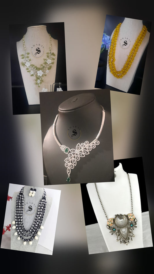 Assorted BUNDLE of 5pc Necklace set.