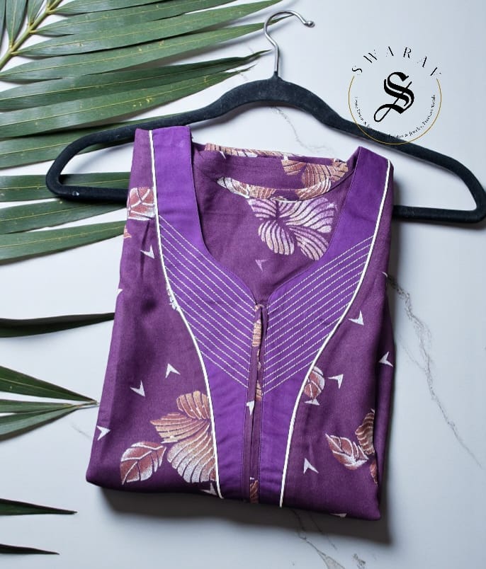 Premium Alpine fabric  night gown. Size - Best fit up to XL.