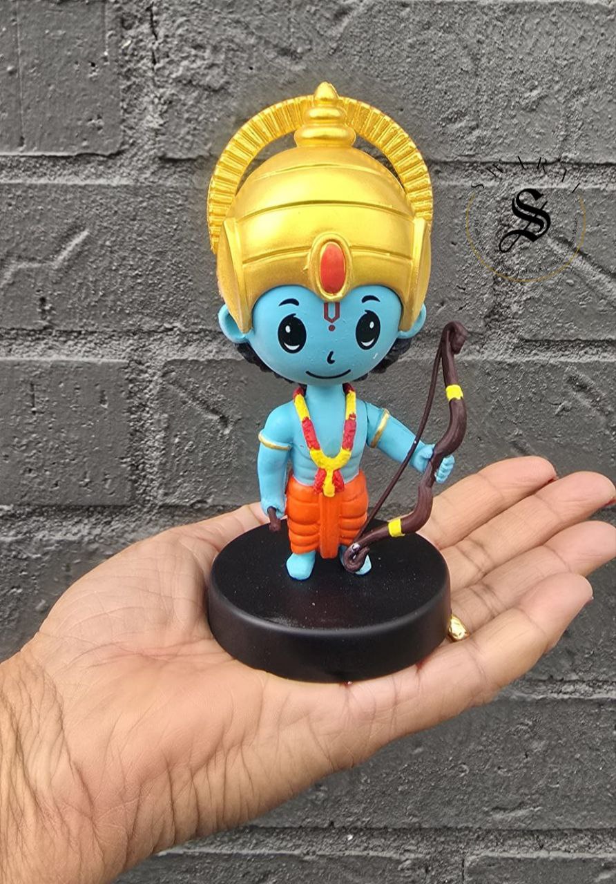Car Dashboard Accessories - miniature Rama with bobble head.