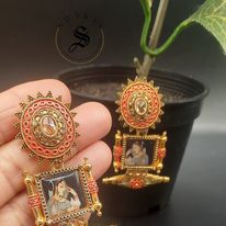 Palanquin Earing - The royal Bride.